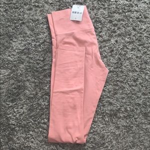 Baby pink leggings